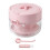 Large Capacity Denture Bath Case with Mirror Cleaning Brush and Removal Tool for Braces Denture Users 1