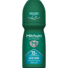 Mitchum Men's Ultimate Active Ocean Antiperspirant Roll On 100ml