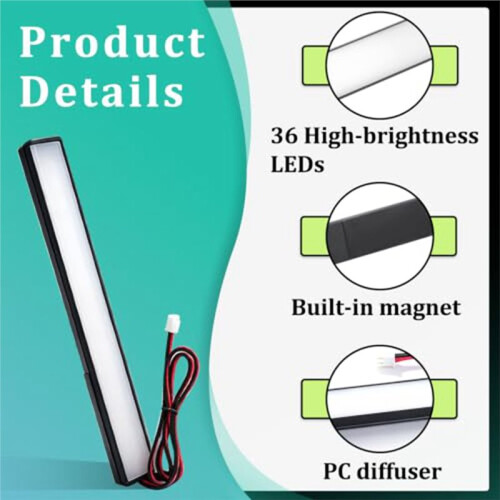 LED Light Board Magnetic AD5X Light Kit for Flashforge AD5M/5M Pro/AD5X 3D Printer High-Brightness LED Light Board 2