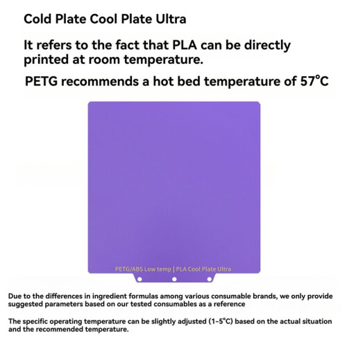 For Flashforge AD5X / AD5M Cold Print Plate Ultra Strong Adhesion Build Sheet Surface 3D Printer Attachment