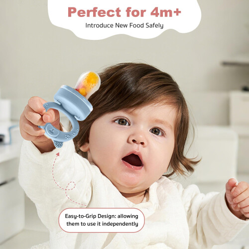 Fruit Feeder for Babies (4M+) - Includes Teething Dummy & Breast Milk 2