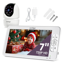 Comfyer BM01 Baby Monitor with 1080P Camera and Audio, 7" 720P HD