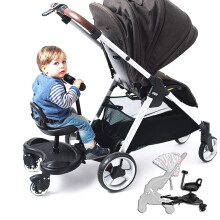 Buggy Board with seat, Standing Board, Toddlers Stroller Board Kiddy
