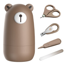 PAPABEAR Baby Nail Clippers Set with Cute Case, Infant Fingernail and
