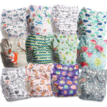 Littles and Bloomz Baby Reusable Pocket Nappy Cloth Diaper, Standard
