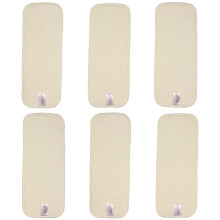 Littles and Bloomz 6 Bamboo Reusable Nappy Insert Cloth Diaper