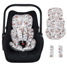 Hooyax Infant Car Seat Insert Cushion, Super Soft Baby Car Seat Head