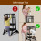 COSYLAND Height-Adjustable Toddler Standing Tower – Stable Kitchen 5
