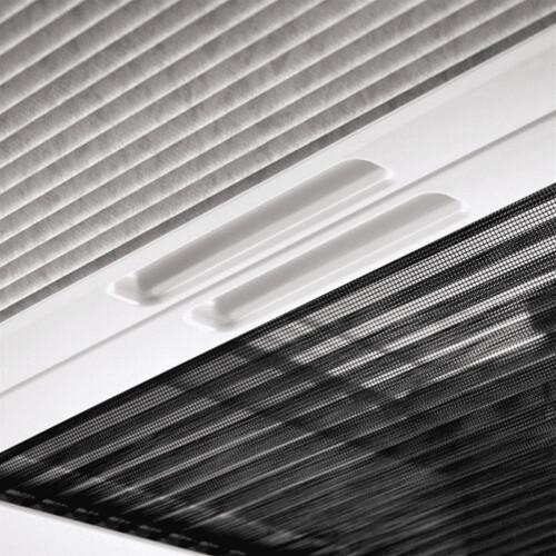 DOMETIC MIDI HEKI VENTED ROOFLIGHT DARK GREY CAMPERVAN ROOF LIGHT VENTED 2