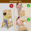 Cosyland Toddler Kitchen Standing Tower – Height Kids learning helper 4