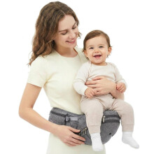 Bebamour Baby Carrier Hip Seat 0-36 Months, 3-in-1 Ergonomic Baby