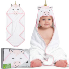 Mother's Choice Organic Cotton Baby Poncho with Hood - 84x84 cm Ultra