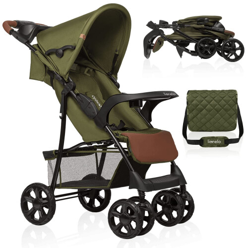 Lionelo Emma Plus Lightweight & Robust Stroller 6-36 Months, Quick
