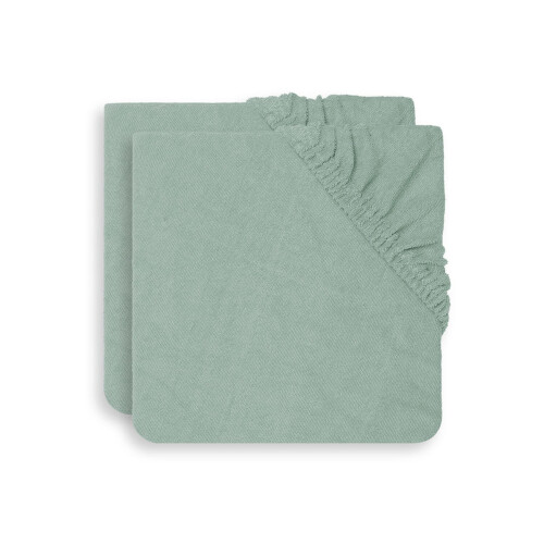 Jollein Changing Pad Cover Terry Cloth 50X70Cm Ash Green - 2