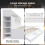 3FT Sofa Bed Storage Dayed, Multifunctional Storage Bed with Drawers, Shelves & Cabinets, 90*190 cm 2