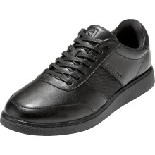 (, ) Cole Haan Grand Crosscourt Gates Leather Men's Black Trainers