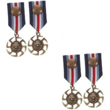 CONGARTENO 4Pcs Cute Brooch Pins for Girls Party Favors Medals Badges Lightweight Decorative Awards
