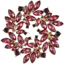 (Lila478) Elegant Pearl Bow Brooch for Women Alloy Rhinestone Brooch Simple Faux Pearl Pin for Wedding Party Gold