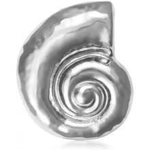 (silber) Snail Shell Brooch - Cute Sea Animal Pin for Women Men, Ocean Theme Jewelry, Gift for Beach Lovers, Hat Bag Suit Dress Accessories Badge
