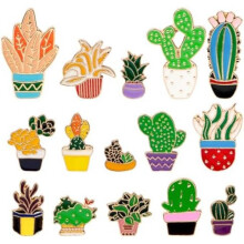 (Pflanzen) Sxutop Cute Enamel Pins Metal Brooch Badge DIY Decoration for Clothes Sweater Shirt Jacket Backpack Hat