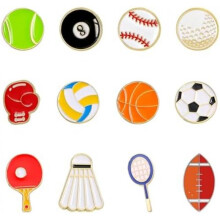 (Sport) Sxutop Cute Enamel Pins Metal Brooch Badge DIY Decoration for Clothes Sweater Shirt Jacket Backpack Hat