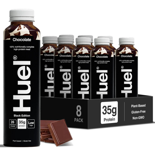 HUEL Huel Black Edition RTD | 8x500ml 35g Protein | Chocolate