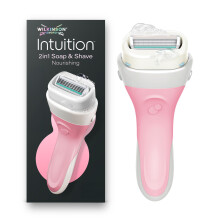 Wilkinson Sword Intuition Soap & Shave Nourishing Women's Razor, 1 Refill