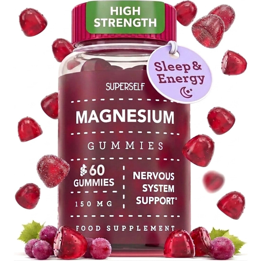 Magnesium Gummies for Adults & Kids - 150mg Magnesium Supplements for Sleep, - Image 2