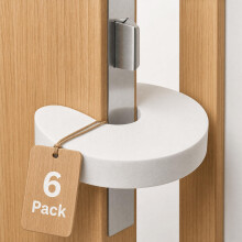 [6 Pack -1.5CM] Door Pinch Guard,Door Safety for Children,Baby Proof Door Slam Stopper,Protect Child Fingers with Soft Foam Guard,Prevent Finger Pinc