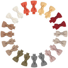 JOYOYO 20 Pcs Baby Hair Clips 2 Inch Brown Series, Full Lined Safe Clips