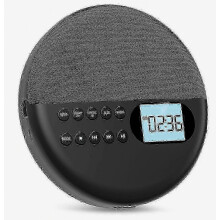 Rechargeable CD Player with Bluetooth Connectivity and Built-in Speakers featuring ASP LCD Display Technology szbym02