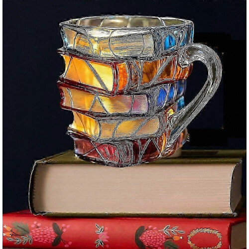 Mug à café coloré en forme de livre 1