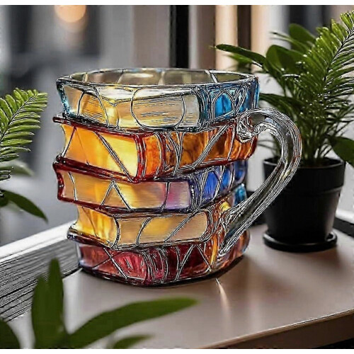 Mug à café coloré en forme de livre 2