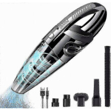 Powerful Portable 120w 2200mah Cordless Hand Vacuum Cleaner With Wet Dry Function Washable Hepa Filter And 5 Rechargeable Nozzles Compa