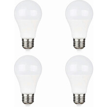Ampoules LED E27 9 W, blanc froid 6000 K, équivalent halogène 75 W, 12 V, alimentation 12 V/24 V, lot de 4.