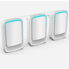 Luchtionisatoren voor thuis, 3-pack, negatieve ionengenerator, stille luchtverfrisser voor slaapkamer, kantoor en keuken