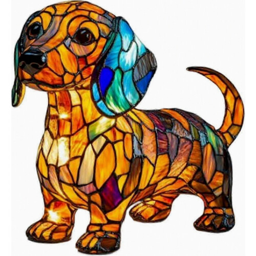 Artistic Dog-themed Night Light Model PP811
