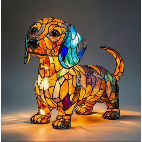 Artistic Dog-themed Night Light Model PP811 1