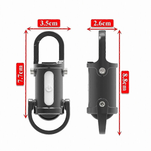 2025 Mini Torch Keychain Flashlight, 3 in 1 Flashlight & Power Bank & Keychain, Mini Flashlight for 1