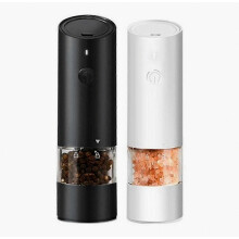 Ensemble moulin à sel et à poivre électrique, rechargeable par USB, moulin à sel et à poivre automatique avec finesse réglable