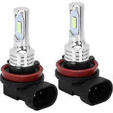 Λάμπα LED ομίχλης, H11 80w 8000k 12-24v Universal LED φώτα ομίχλης Λάμπα πάγου 2 τεμάχια μπλ