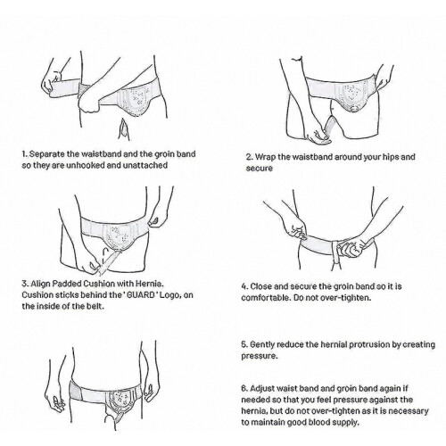Inguinal Hernia Belt For Men Left Or Right Side Post Surgery Inguinal Hernia Support Truss 2