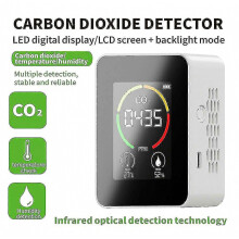 Sisäilman CO2-anturi CO2-mittari Digitaalinen ilmanilmaisin Älykäs ilmanlaadun analysaattori
