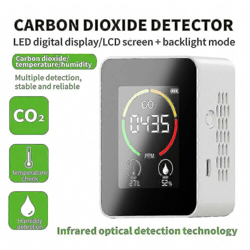 Digitaler CO2-Sensor für Innenräume, CO2-Messgerät, intelligenter Luftqualitätsanalysator