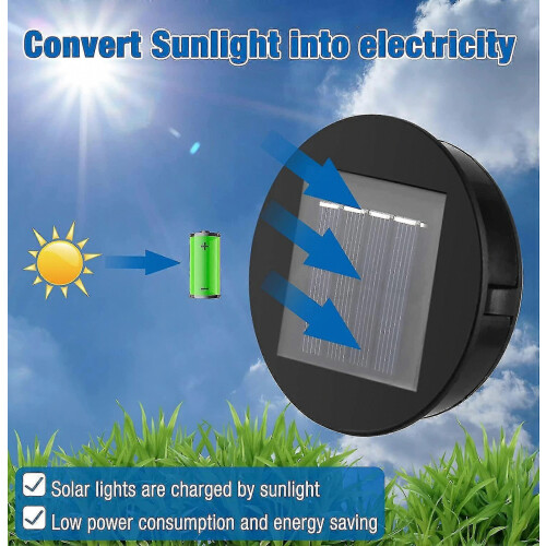 4 Pack Solar Lights Replacement - Solar Panel - Lid Lantern - Spare Part - Replacement Solar Lights For Led Solar Lights - [energy Clas 2