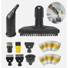 Set di accessori da 10 pezzi per pulitori a vapore SC1, SC2, SC3, SC4, SC5 - Include ugelli e spazzole - B