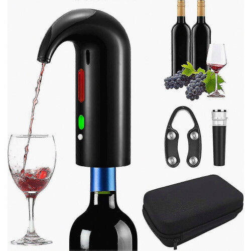 Electric Wine Aerator Pourer, Portable One-touch Wine Decanter 1