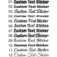 Custom Personalised Stickers | Waterproof Car Van Bumper Window Funny Name Letter Vinyl Decal Sticker | Outdoors Use 5-7 Years | 20-140cm | 40 Matt G
