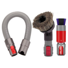 Compatible with  V8 V7 V10 V11 V15 Horsehair Vacuum Brush, Traceless Dust Brush & Extension Hose Soft Bristle Dusting Brush