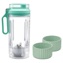 For Blast Max Blender BC251 Replacement Container and Lid 625ml Replacement Cup with Leak Proof Lid and Boots